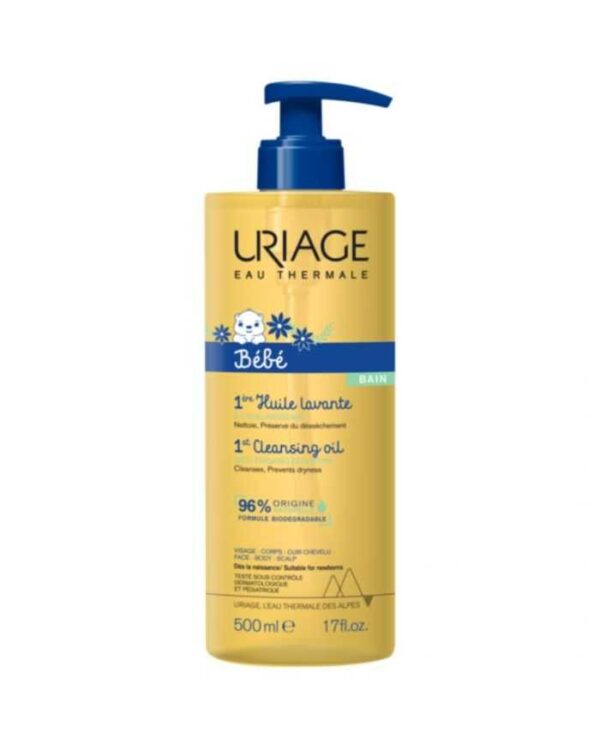 Uriage - Bébé 1ère Huile Lavante 500 ml Hygiène & Soins