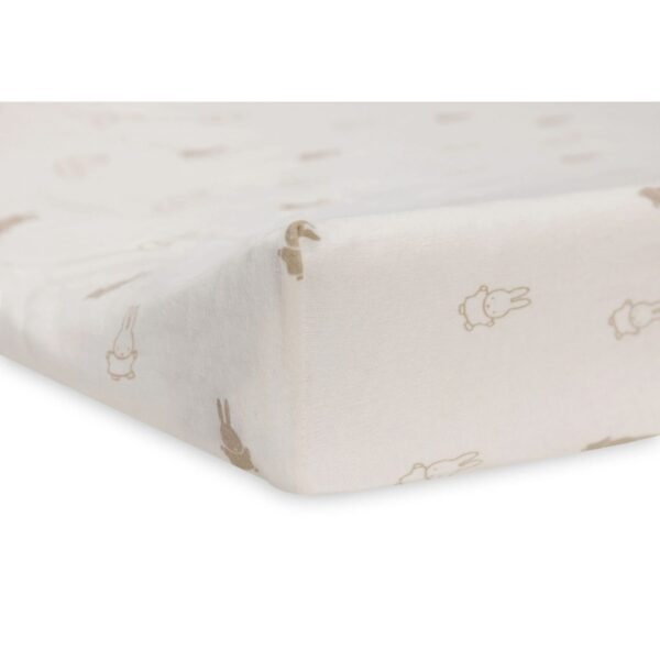 Jollein -Housse de matelas à langer Jersey 50x70 cm Happy Miffy Nougat Les matelas à langer