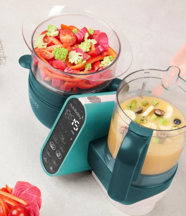 Babymoov - Robot culinaire multifonctions Nutribaby(+) Green Babycook & Accessoires