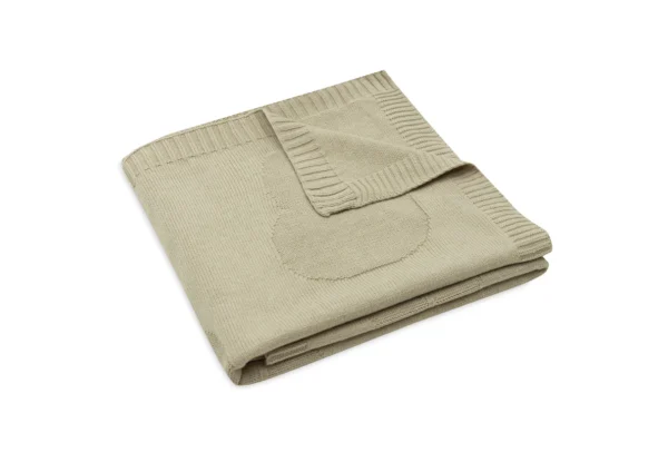 Jollein - Couverture Berceau 75x100cm Miffy - Olive Green