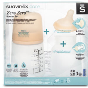 Suavinex - Pack Biberon Zero-Zero Anti-Colique - Spécial Allaitement - 180ml Suavinex