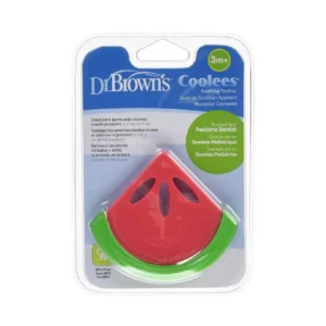 Dr Brown's - Anneau De Dentition Soulageant Pastèque Coolees 3m+ Les tétines, les attaches tétines & anneaux de dentition