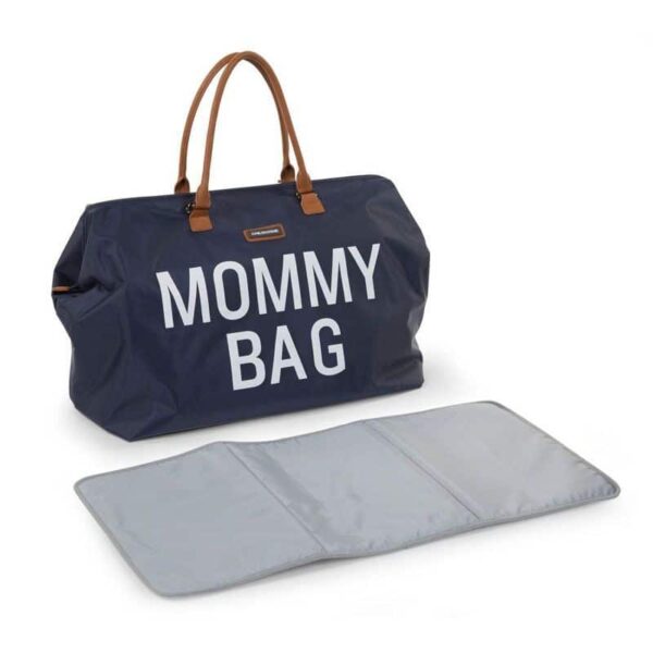 Childhome - Mommy Bag Sac à langer Ecru Bleu marine Childhome