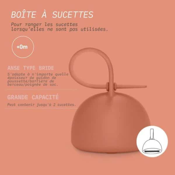 Suavinex boite a sucette silicone Bleu